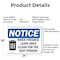 Signmission When Finished Leave Area Clean, 24 in W x Rectangle, Aluminum OS-2PACK-NS-A-1824-L-19045 - alternate 7